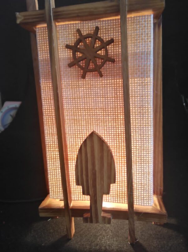 Lampe de Table tout en bois (008)