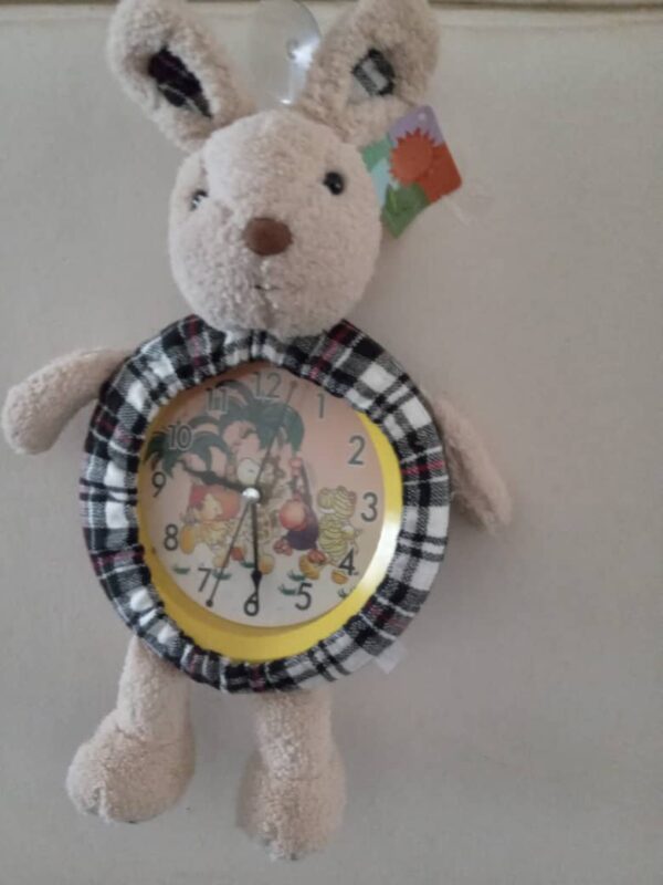 (065) Montre murale avec Peluche pour chambre enfants. – Image 2