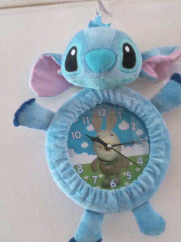 (065) Montre murale avec Peluche pour chambre enfants. – Image 3